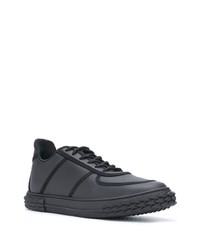 Baskets basses en cuir noires Giuseppe Zanotti