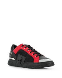 Baskets basses en cuir noires Philipp Plein