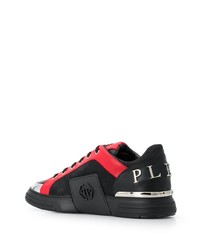 Baskets basses en cuir noires Philipp Plein