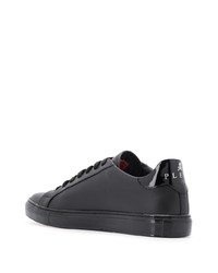 Baskets basses en cuir noires Philipp Plein