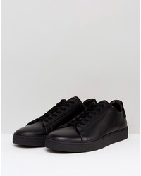 Baskets basses en cuir noires AllSaints