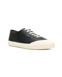 Baskets basses en cuir noires Bally