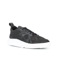 Baskets basses en cuir noires Filling Pieces