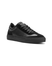 Baskets basses en cuir noires Philippe Model