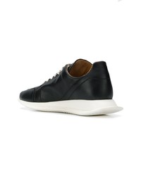 Baskets basses en cuir noires Rick Owens