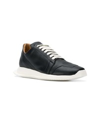 Baskets basses en cuir noires Rick Owens