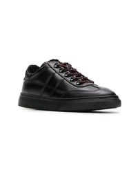 Baskets basses en cuir noires Hogan