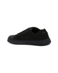 Baskets basses en cuir noires OSKLEN