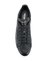 Baskets basses en cuir noires Tom Ford