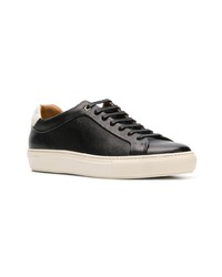 Baskets basses en cuir noires BOSS HUGO BOSS