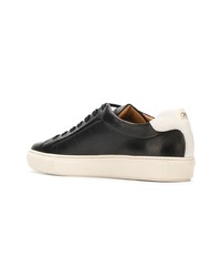 Baskets basses en cuir noires BOSS HUGO BOSS