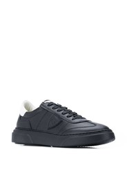 Baskets basses en cuir noires Philippe Model