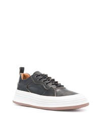 Baskets basses en cuir noires Buttero