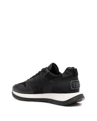 Baskets basses en cuir noires DSQUARED2