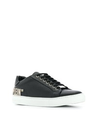 Baskets basses en cuir noires Philipp Plein