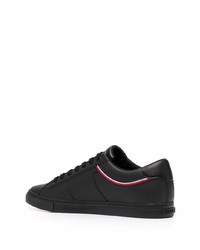 Baskets basses en cuir noires Tommy Hilfiger