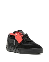 Baskets basses en cuir noires Off-White