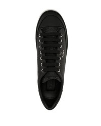 Baskets basses en cuir noires Bally