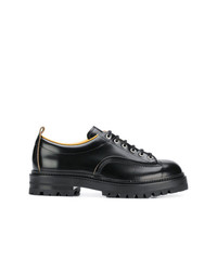 Baskets basses en cuir noires Marni