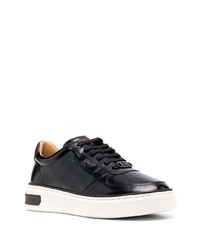 Baskets basses en cuir noires Bally