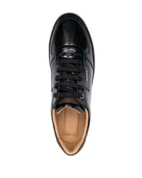 Baskets basses en cuir noires Bally