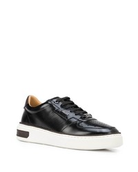 Baskets basses en cuir noires Bally