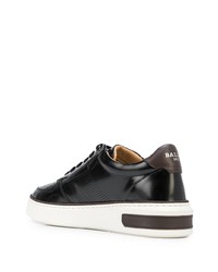 Baskets basses en cuir noires Bally