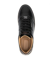 Baskets basses en cuir noires Bally