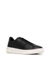 Baskets basses en cuir noires Bally