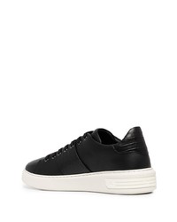 Baskets basses en cuir noires Bally