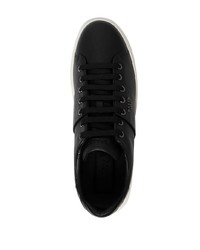 Baskets basses en cuir noires Bally