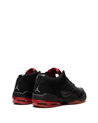 Baskets basses en cuir noires Jordan