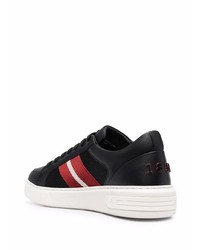 Baskets basses en cuir noires Bally