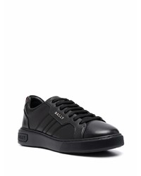 Baskets basses en cuir noires Bally