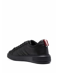 Baskets basses en cuir noires Bally