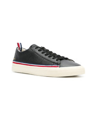 Baskets basses en cuir noires Champion