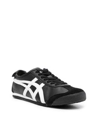 Baskets basses en cuir noires Asics