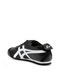 Baskets basses en cuir noires Asics