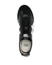 Baskets basses en cuir noires Asics