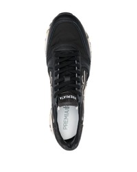 Baskets basses en cuir noires Premiata