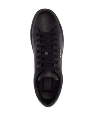 Baskets basses en cuir noires Bally