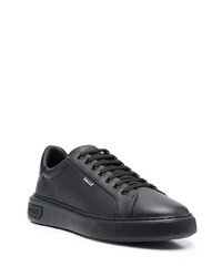 Baskets basses en cuir noires Bally