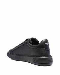 Baskets basses en cuir noires Bally