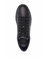 Baskets basses en cuir noires Bally