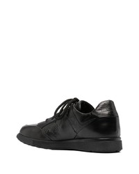 Baskets basses en cuir noires Casadei