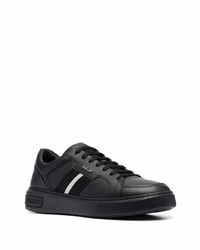 Baskets basses en cuir noires Bally