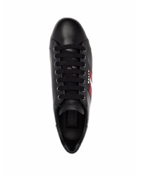 Baskets basses en cuir noires Bally