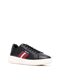 Baskets basses en cuir noires Bally