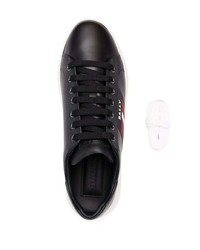 Baskets basses en cuir noires Bally