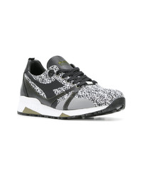 Baskets basses en cuir noires Diadora